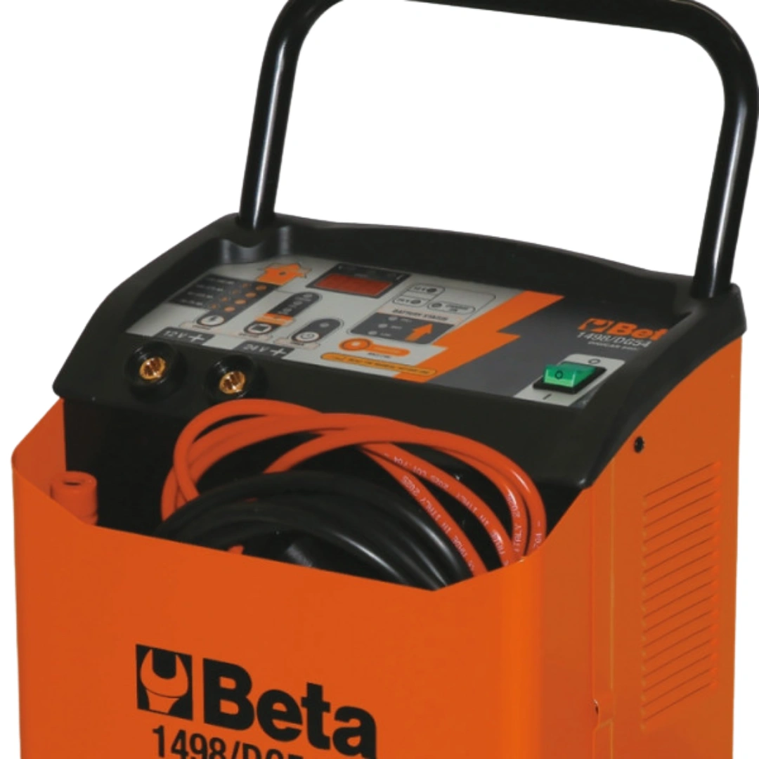 Carregador de Baterias Eletrónico 12/24V com Rodas 1498/DG - BETA 2