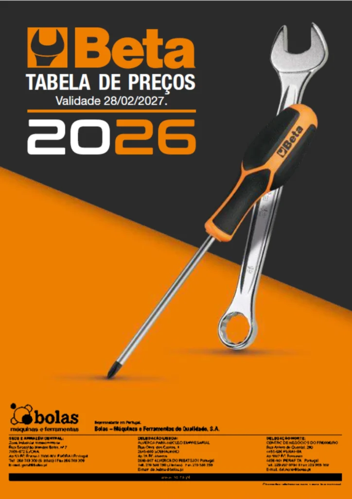 Catálogo Beta Tabela de Preços 2026
