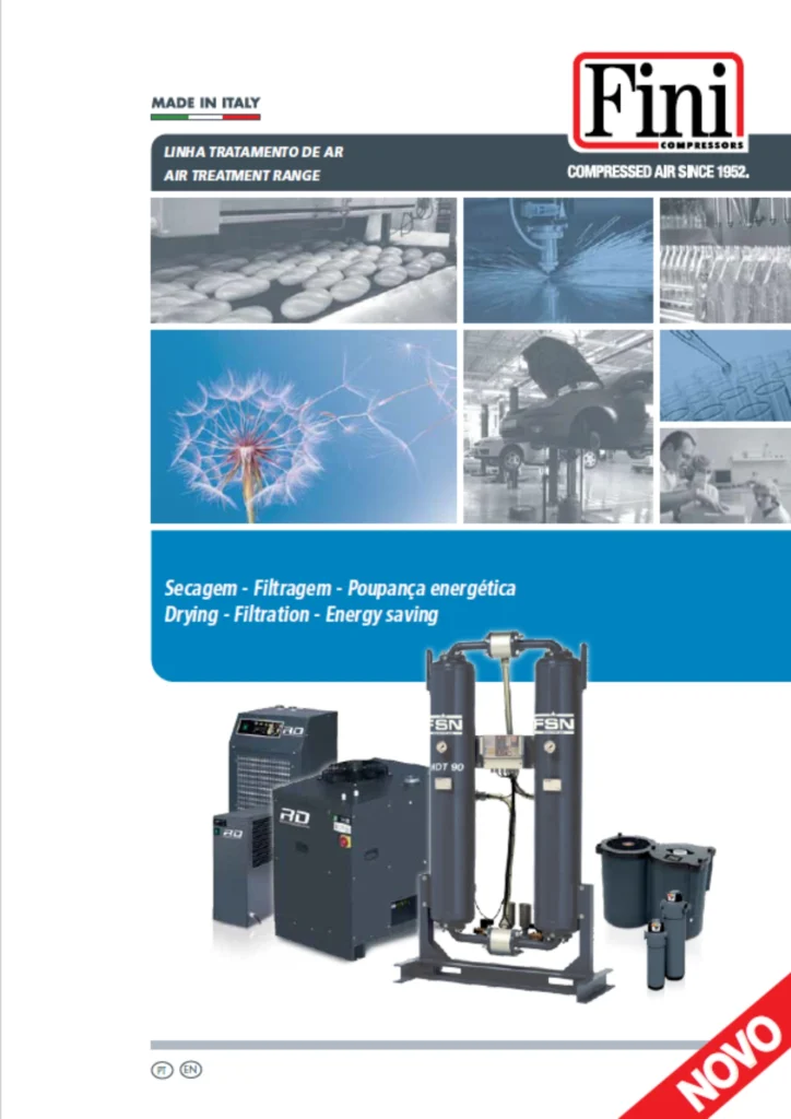 Ficha de Produto - Fini Linha de Tratamento de Ar Secagem, Filtragem e Poupança Energética