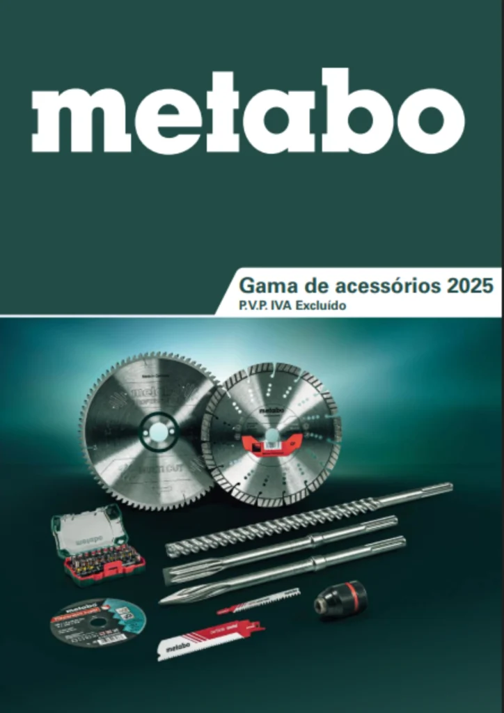 Catálogo Metabo Gama de Acessórios 2025