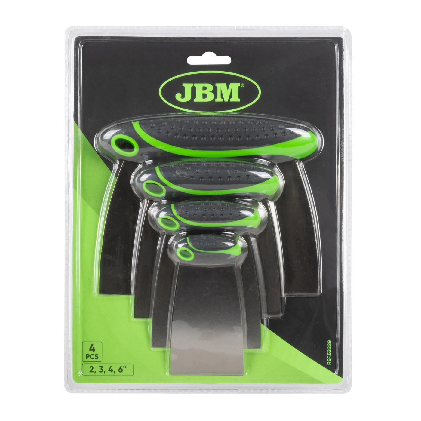 KIT DE 4 ESPÁTULAS DE AÇO - JBM 2