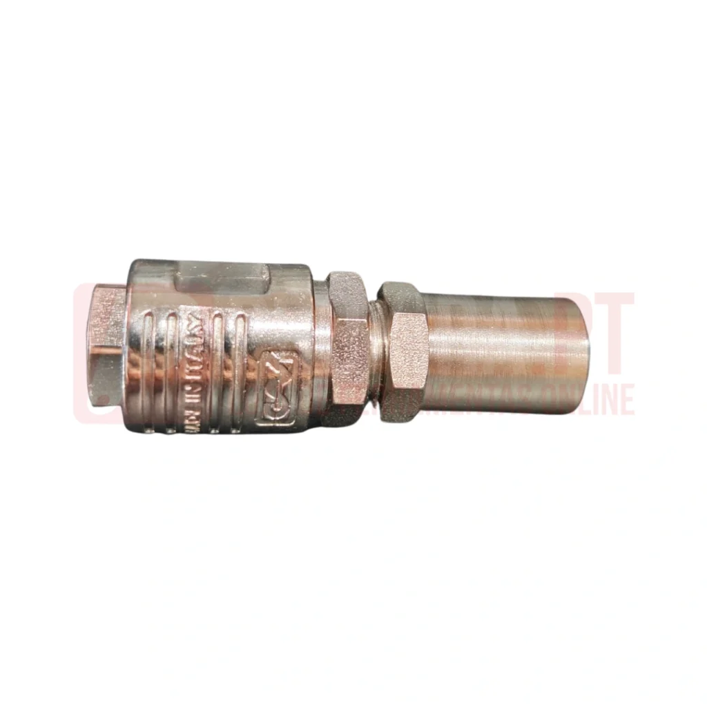 Racord Tomada Fêmea com Bainha Tubo 8x17mm