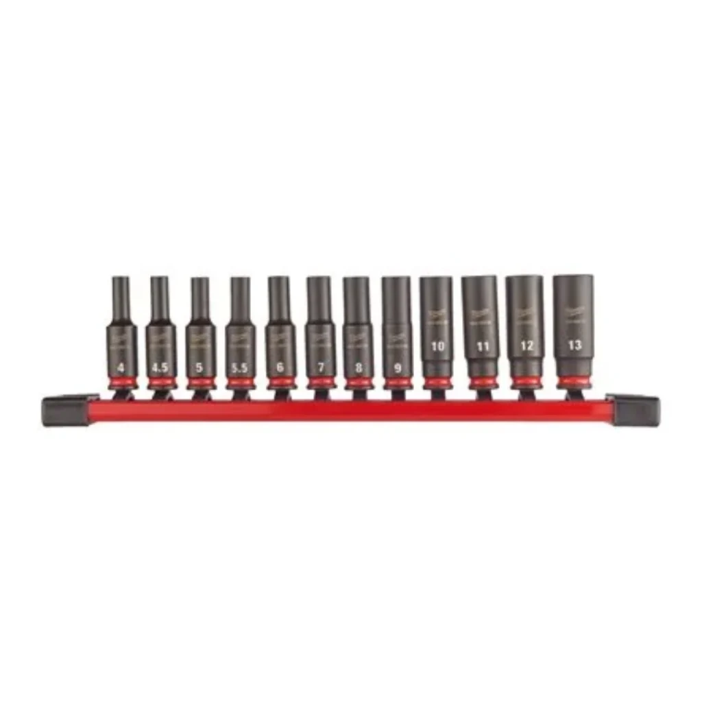 Jogo de 12 Chaves de Caixa de Impacto SHOCKWAVE™ IMPACT DUTY 1/4 - MILWAUKEE