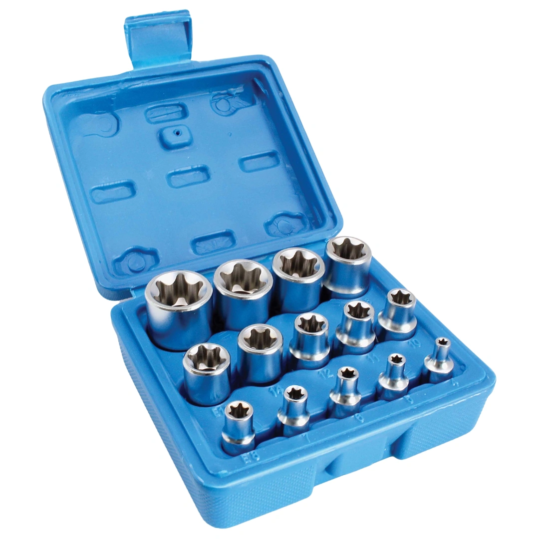 Jogo de Chaves de Caixa E-Torx de 14 Peças