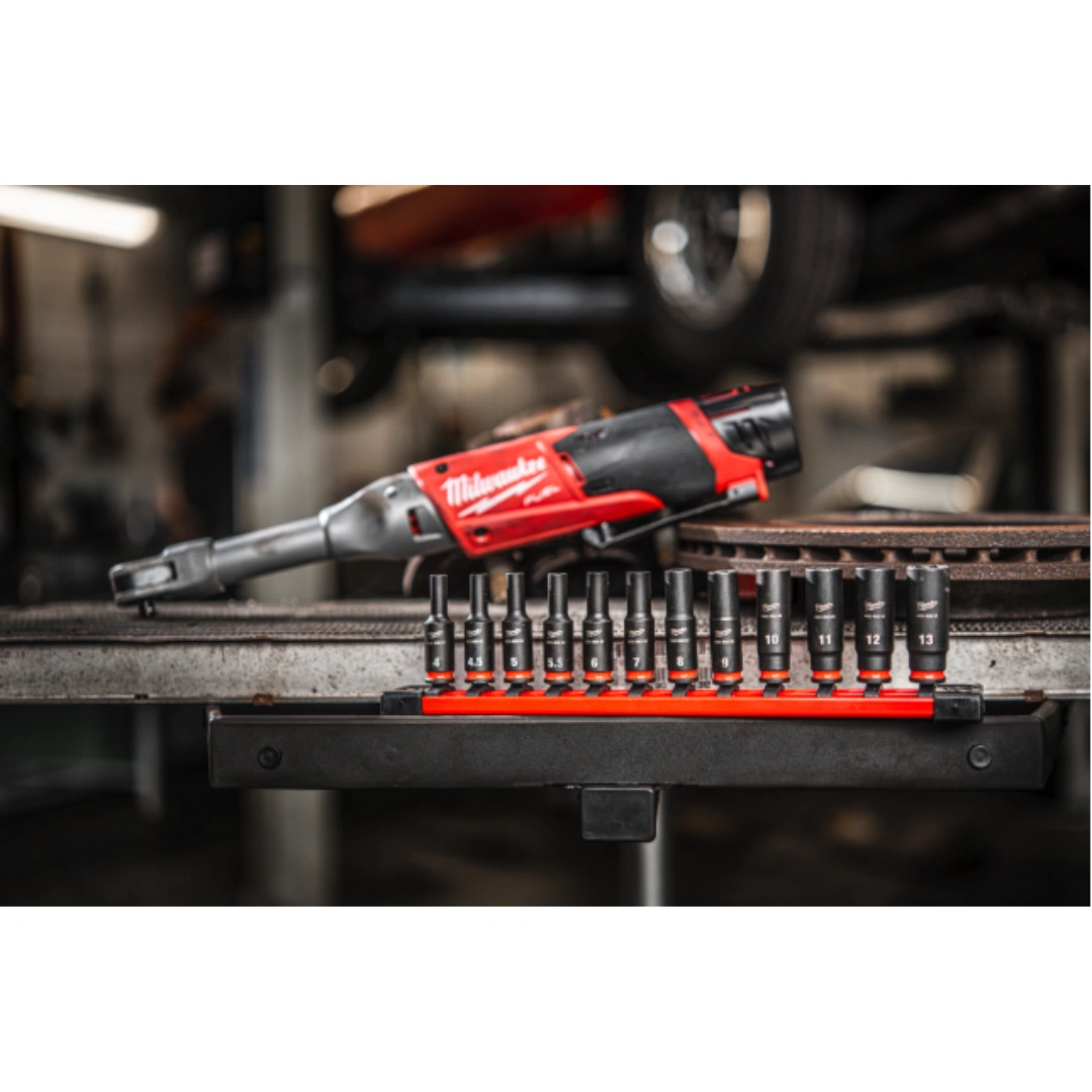 Jogo de 12 Chaves de Caixa de Impacto SHOCKWAVE™ IMPACT DUTY 1/4" - MILWAUKEE 2