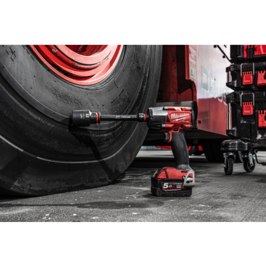 Jogo de 9 Chaves de Caixa de Impacto Compridas SHOCKWAVE™ IMPACT DUTY 3/8 - MILWAUKEE