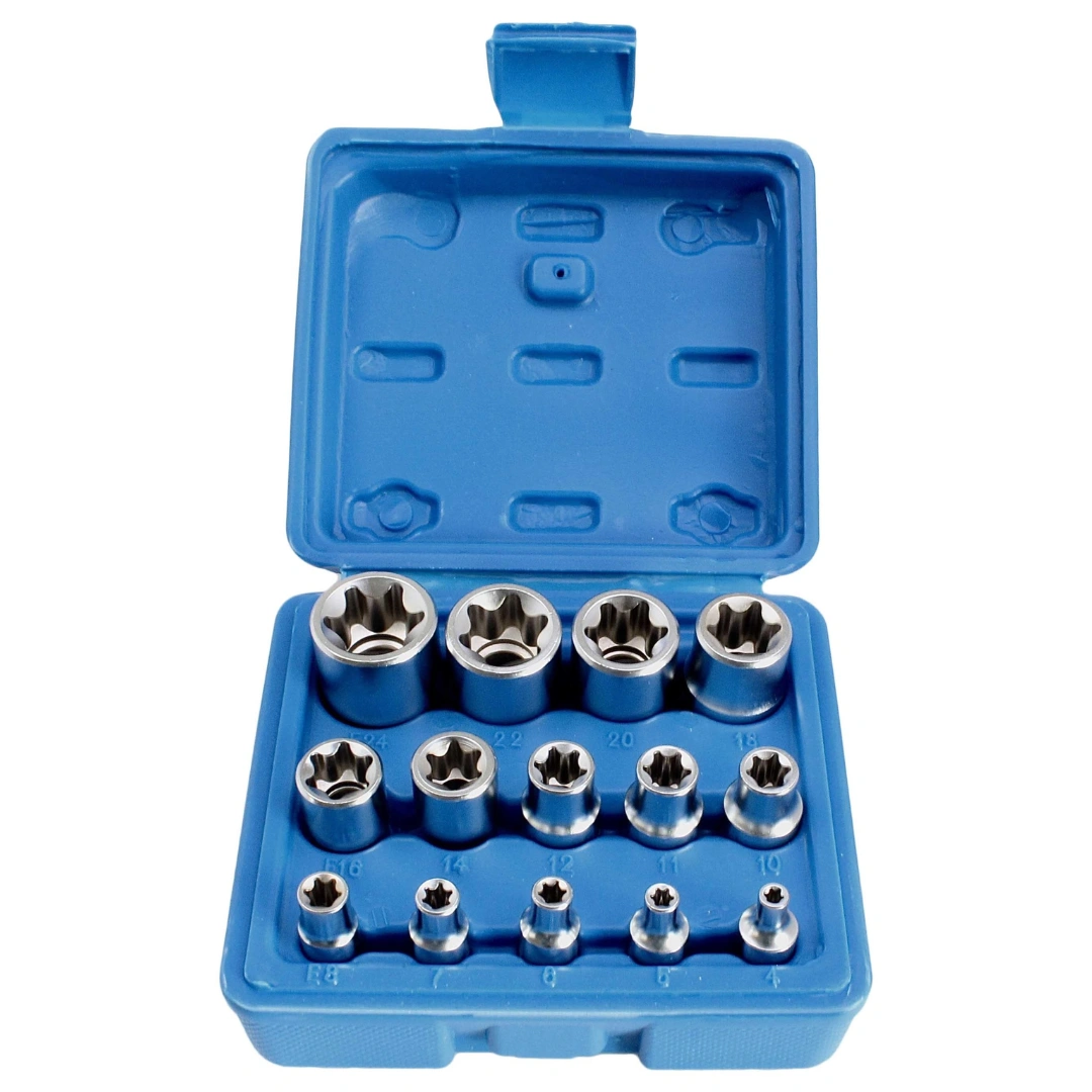 Jogo de Chaves de Caixa E-Torx de 14 Peças 2