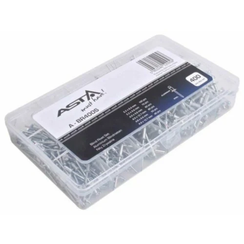 Kit 400 Rebites Normais 3.2 - 4.0 e 4.8MM