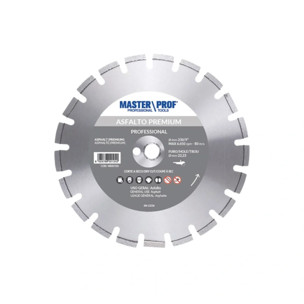 Disco de Diamante Laser Asfalto Premium - MASTER PROF