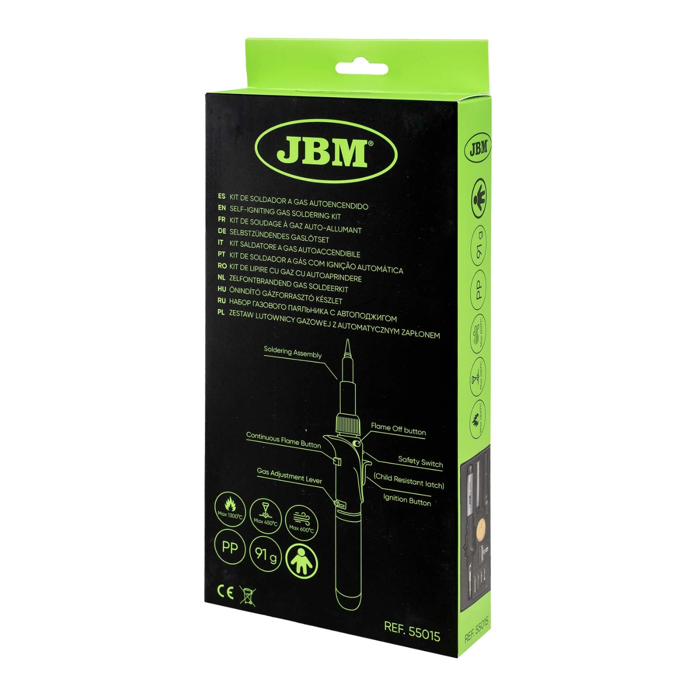 Kit de Soldador a Gás com Ignição Automática - JBM - 5