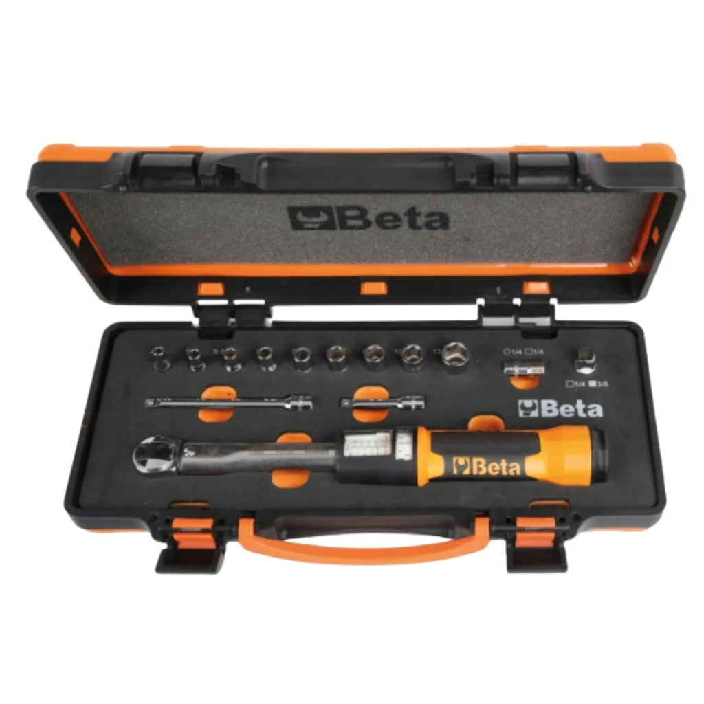 Estojo de Chave Dinamométrica Zero-Reset 1/4 com 14 Peças 666/C2 - BETA