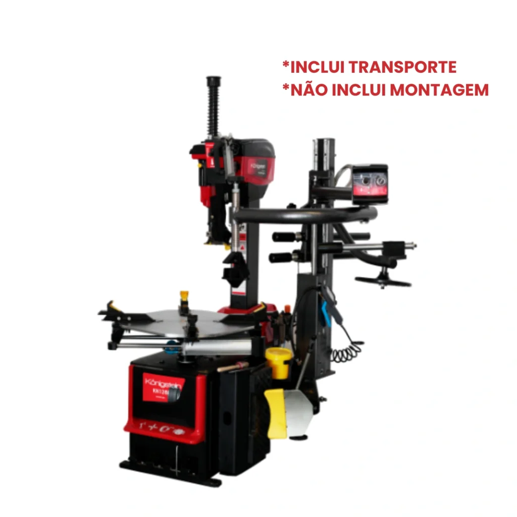 Desmontadora de Pneus Automática Dupla Velocidade + Braço de Ajuda (KN120BDA) com Garra Automática - Königstein