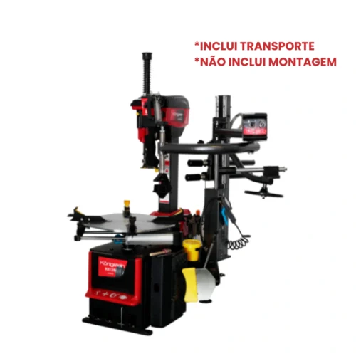 Desmontadora de Pneus Automática Dupla Velocidade + Braço de Ajuda (KN120BDA) com Garra Automática - Königstein