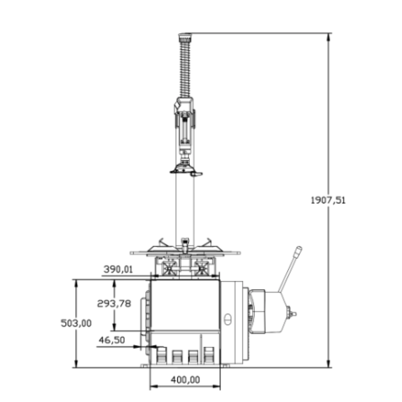 Desmontadora de Pneus Automática + Braço de Ajuda - Königstein 2