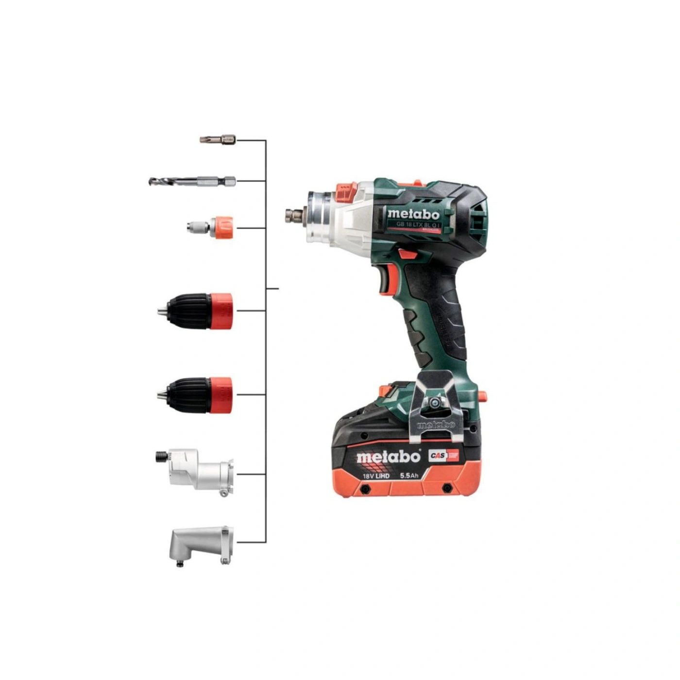 Máquina de Abrir Roscas sem Fio GB 18 LTX BL Q I - Metabo 2