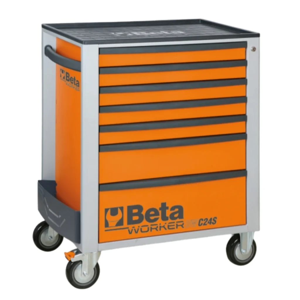 Carrinho de Ferramentas com 7 Gavetas e Conjunto de 262 Ferramentas BW 2400S 7/AUTO - Beta