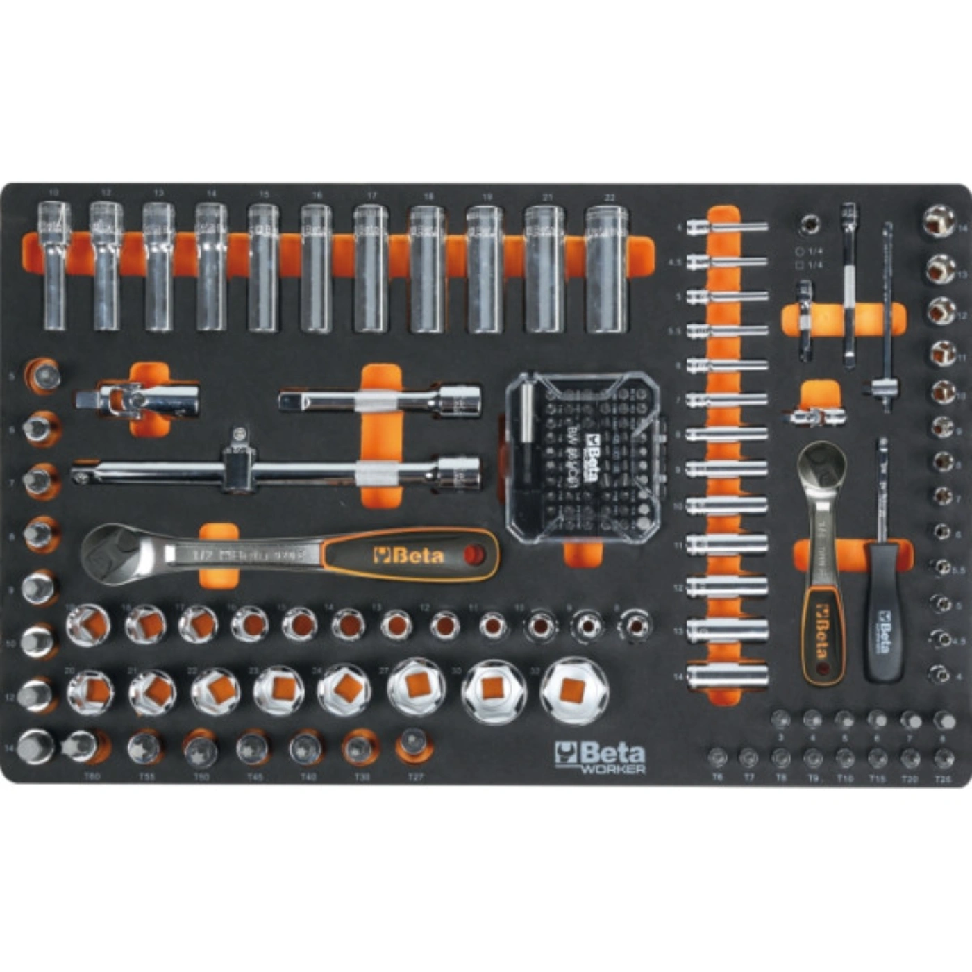 Carrinho de Ferramentas com 7 Gavetas e Conjunto de 262 Ferramentas BW 2400S 7/AUTO - Beta 9