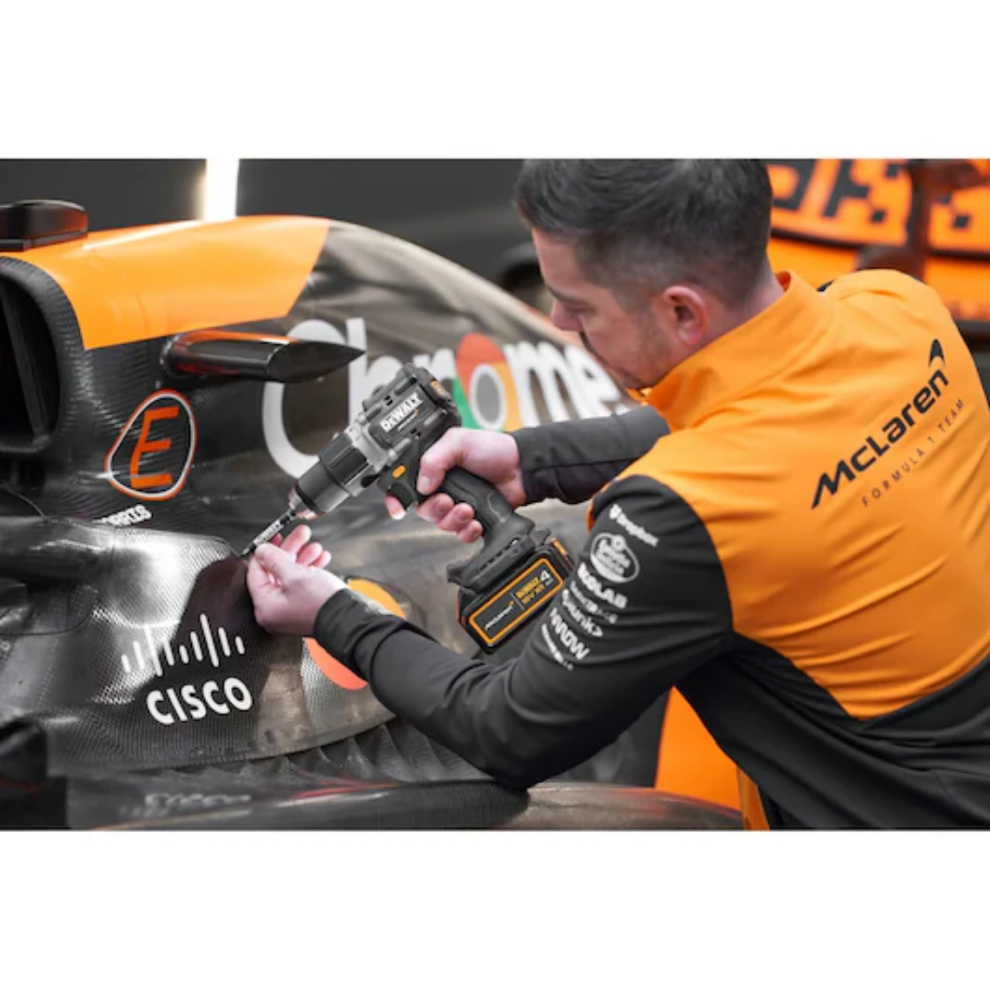 Berbequim Aparafusador McLaren 18V com 2 baterias e mala TSTAK - 8