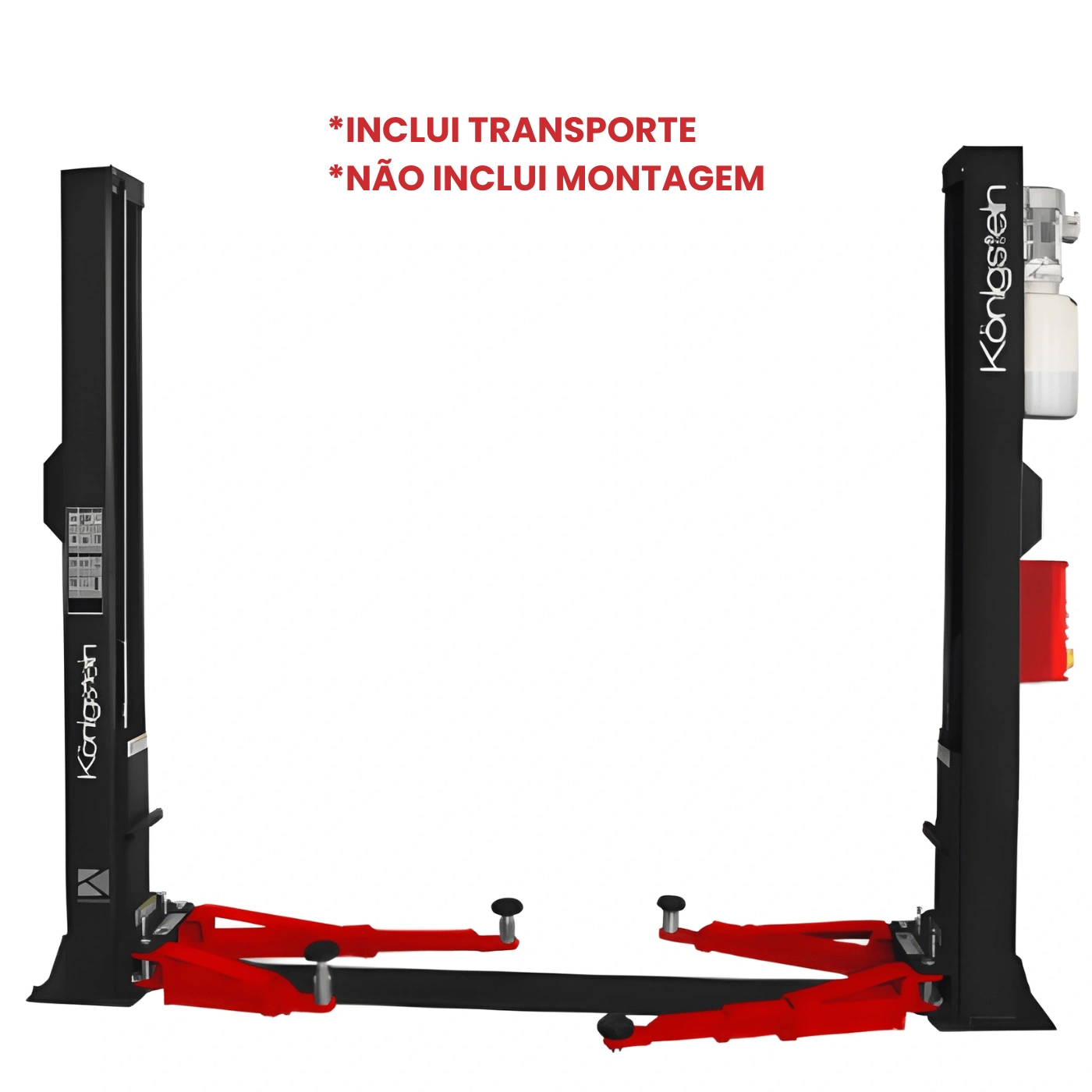 Elevador de 2 Colunas Automático de 4.5T com Base Incluída (220V/380V) - Königstein