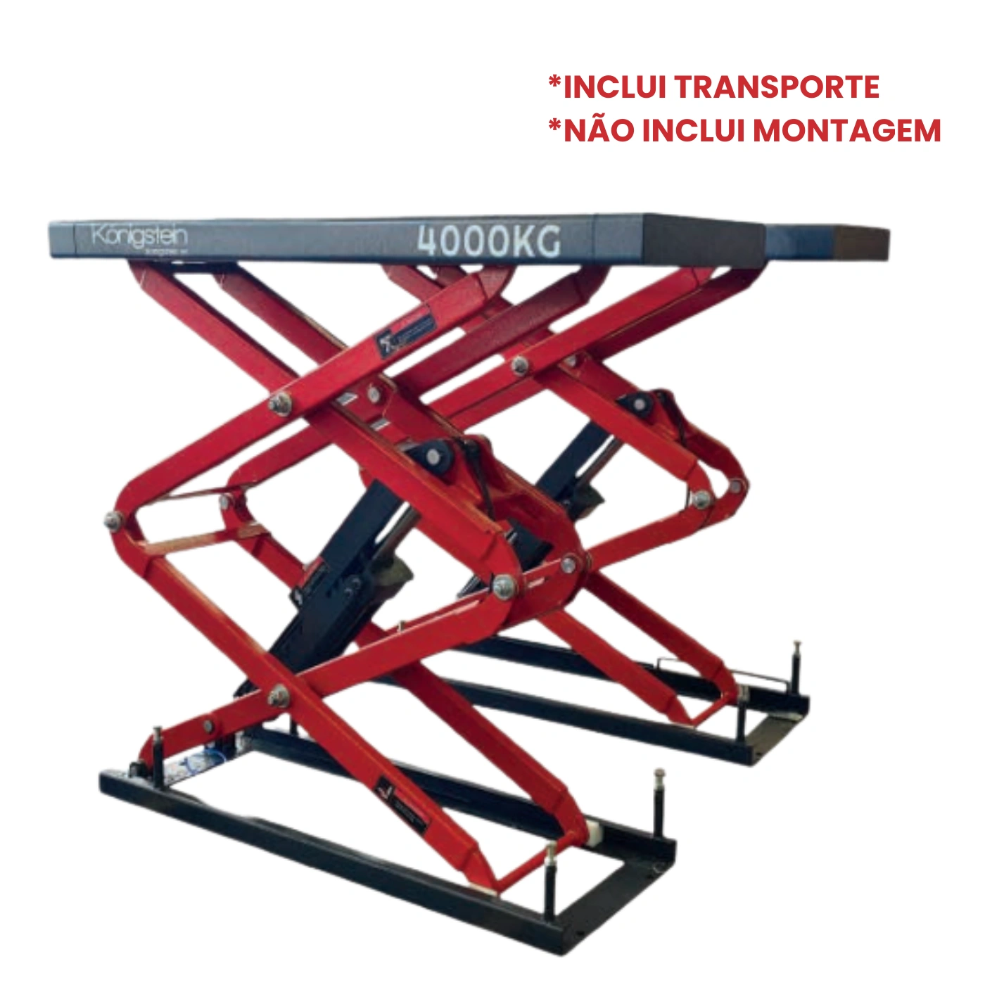Elevador de Tesoura Embutido de 4000kg - Königstein