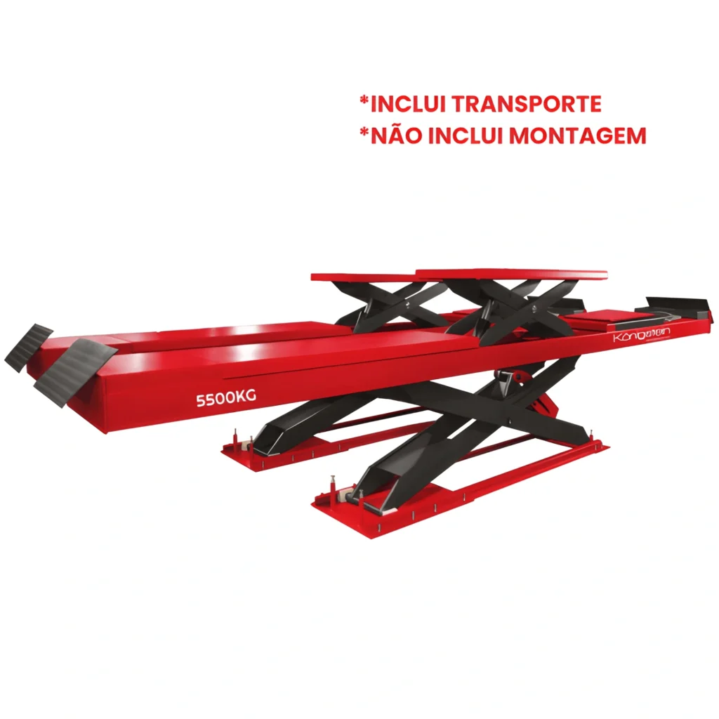 Elevador Hidráulico de Dupla Tesoura com Plataforma 5.2M - Königstein