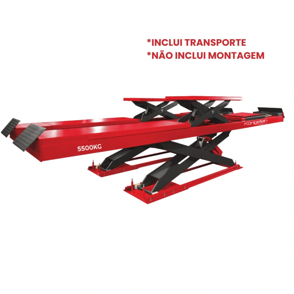 Elevador Hidráulico de Dupla Tesoura com Plataforma 5.7 - Königstein