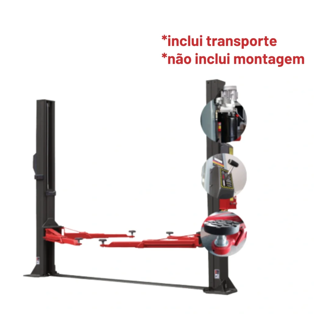 Elevador de 2 Colunas Semi-Automático de 4T (220V/380V) - Königstein