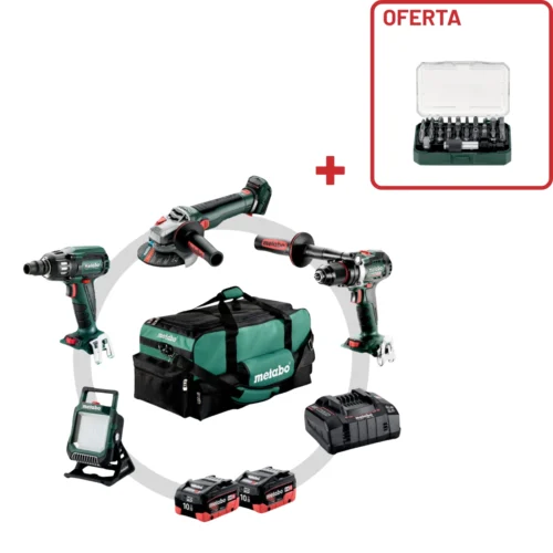 Combo Set 4.3.2 18 V Conjunto de ferramentas sem fio com OFERTA de Caixa de 32 bits 26697 – Metabo
