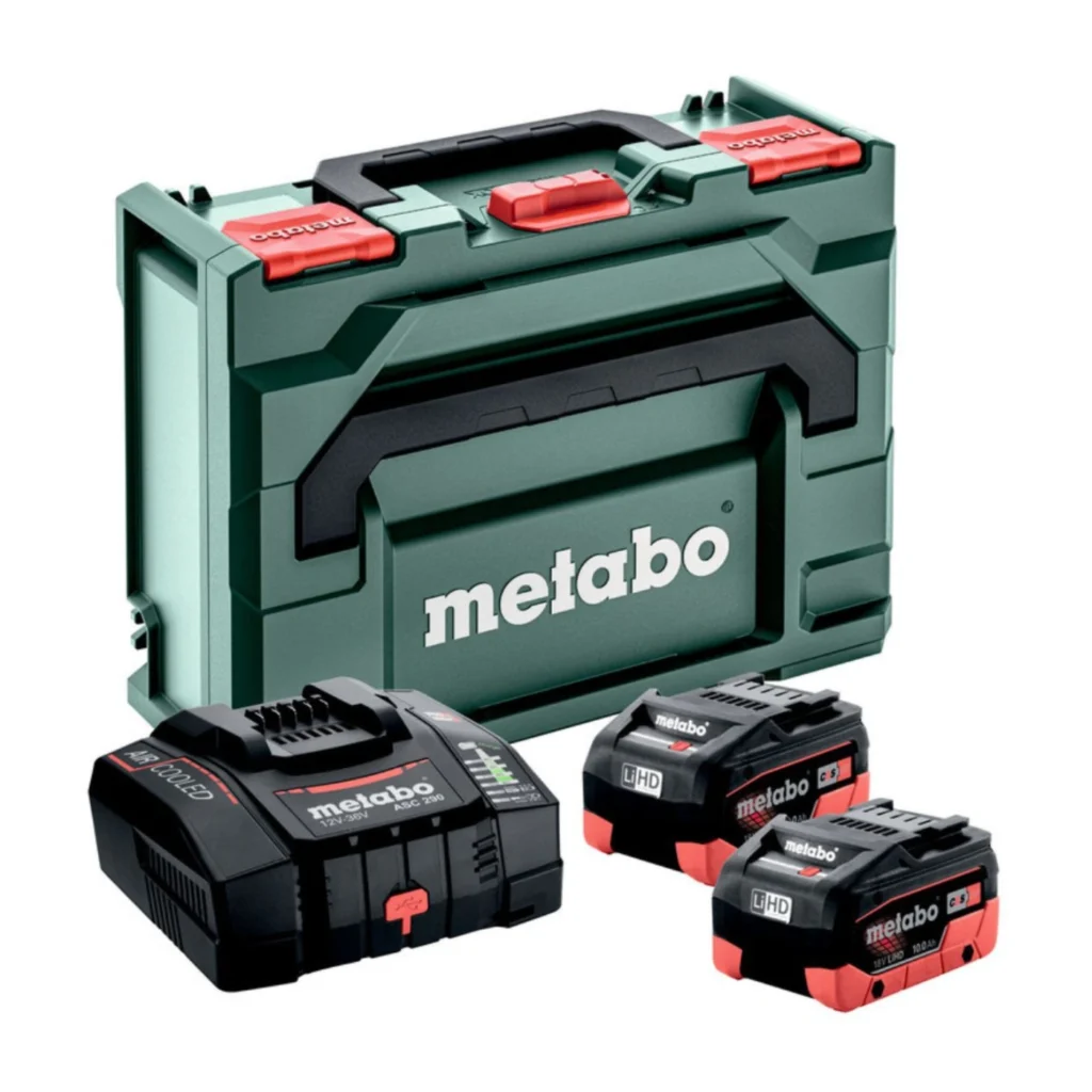 SET 10.0Ah (2 Baterias + Carregador) - Metabo
