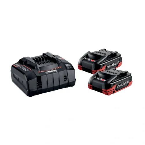 SET LiHDX 4.0Ah (2 Baterias + Carregador) - Metabo