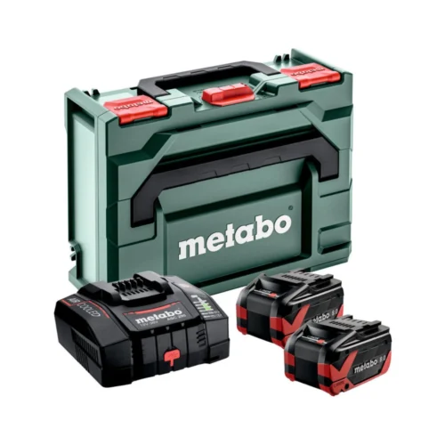 SET LiHDX 8.0Ah (2 Baterias + Carregador + metaBOX) - Metabo