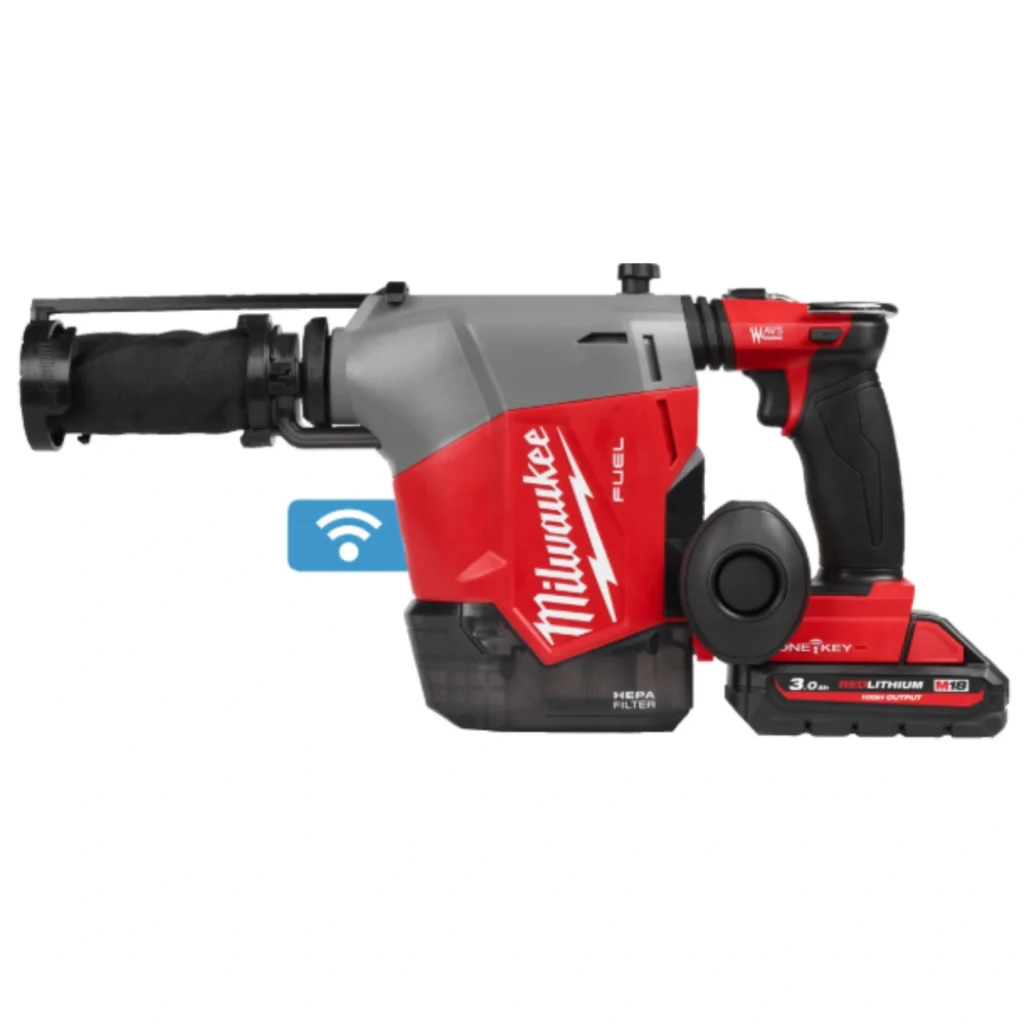Martelo Eletropneumático SDS-Plus M18 FUEL™ ONE-KEY™ 16mm com Extrator de Poeiras - Milwaukee