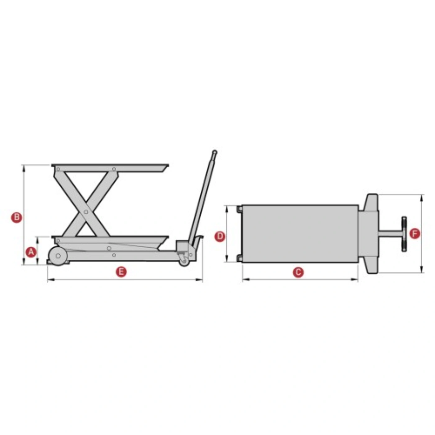 Mesa Elevatória Hidráulica 1500kg ME-1500 - MEGA 2