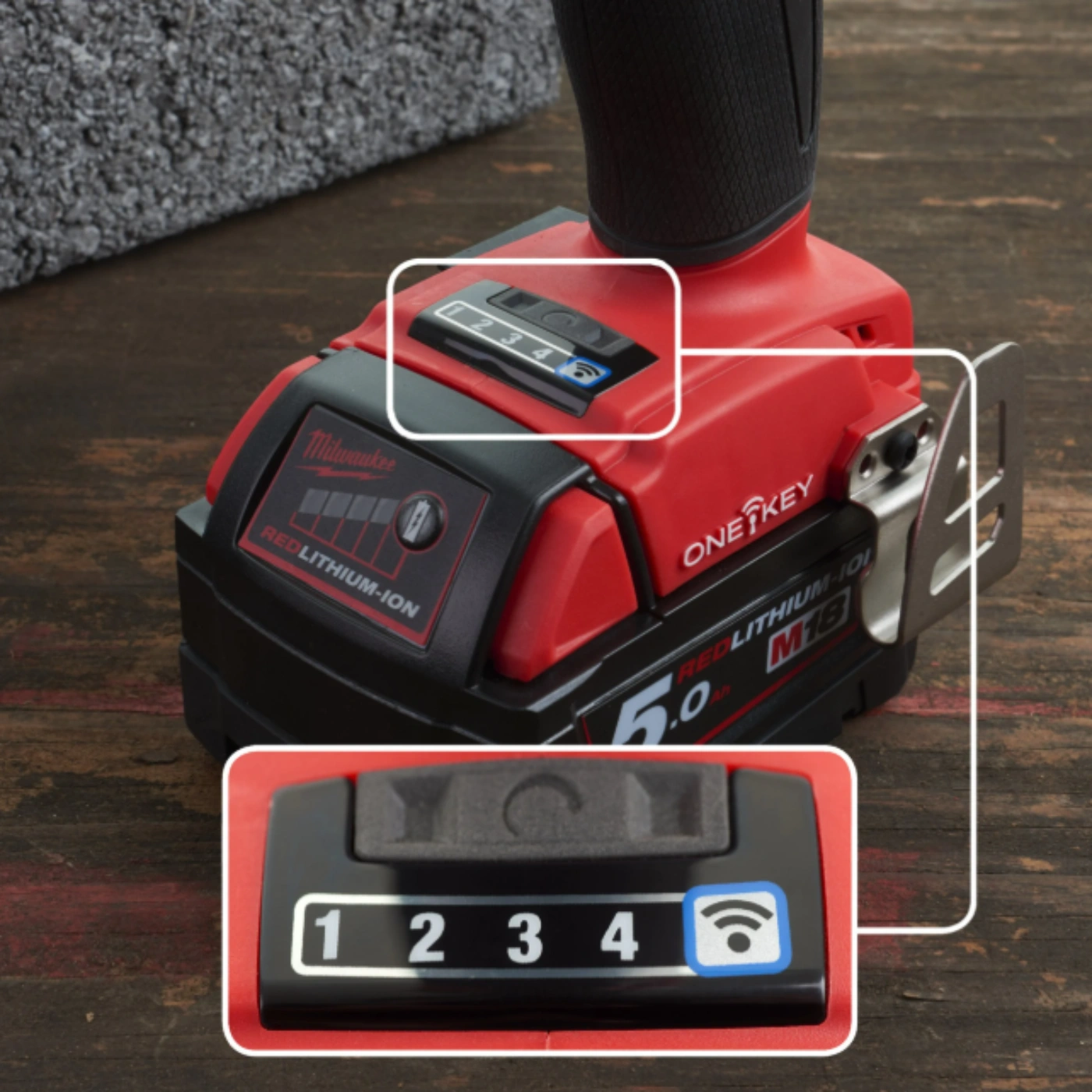 Chave de Impacto M18 FUEL™ ONE-KEY™ ½″ com Anel – Milwaukee 3