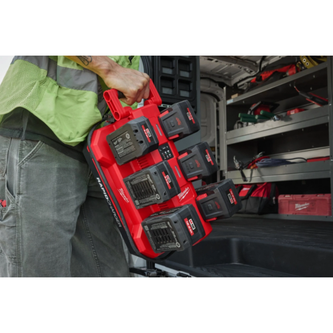 Carregador rápido de 6 portos M18™ PACKOUT™ - MILWAUKEE 4