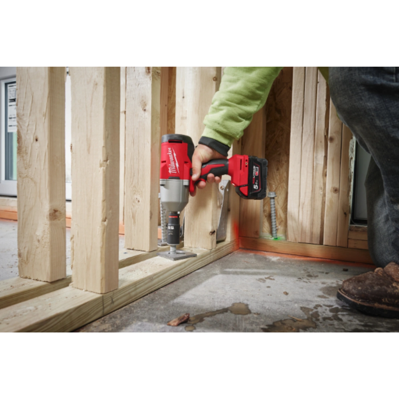Chave de Impacto de Alto Torque M18™ ½″ com Anel – Milwaukee 5