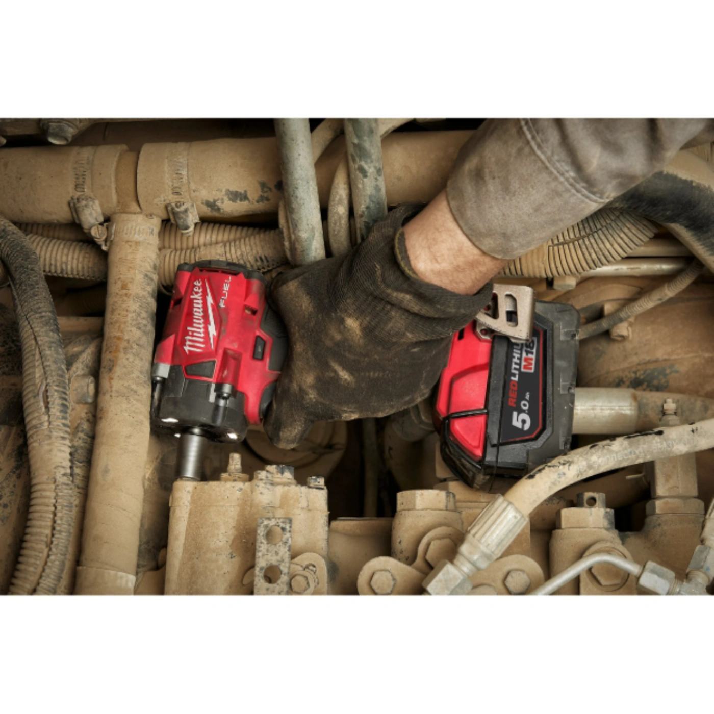 Chave de Impacto Compacta M18 FUEL™ ½″ com Anel – Milwaukee 5