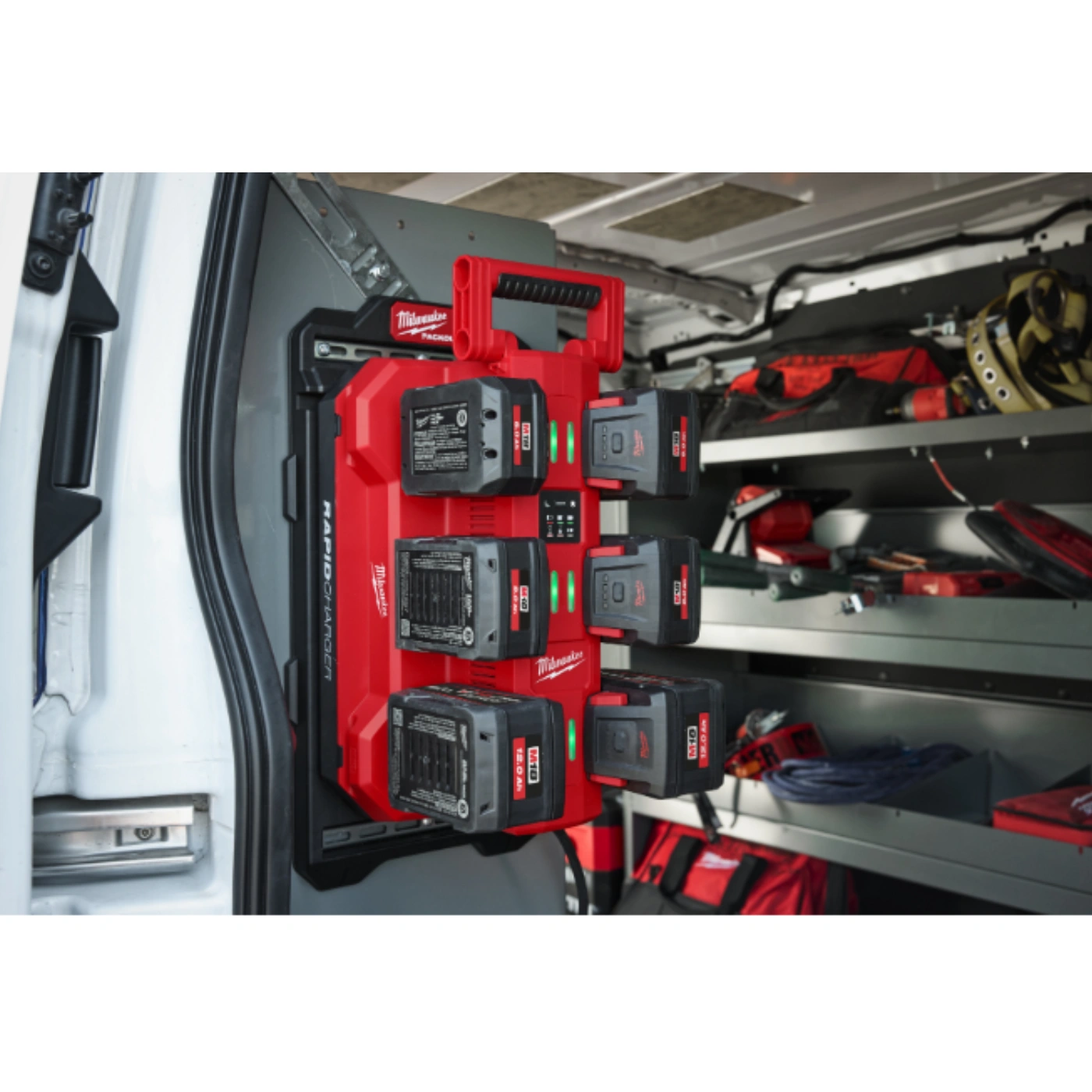 Carregador rápido de 6 portos M18™ PACKOUT™ - MILWAUKEE 6