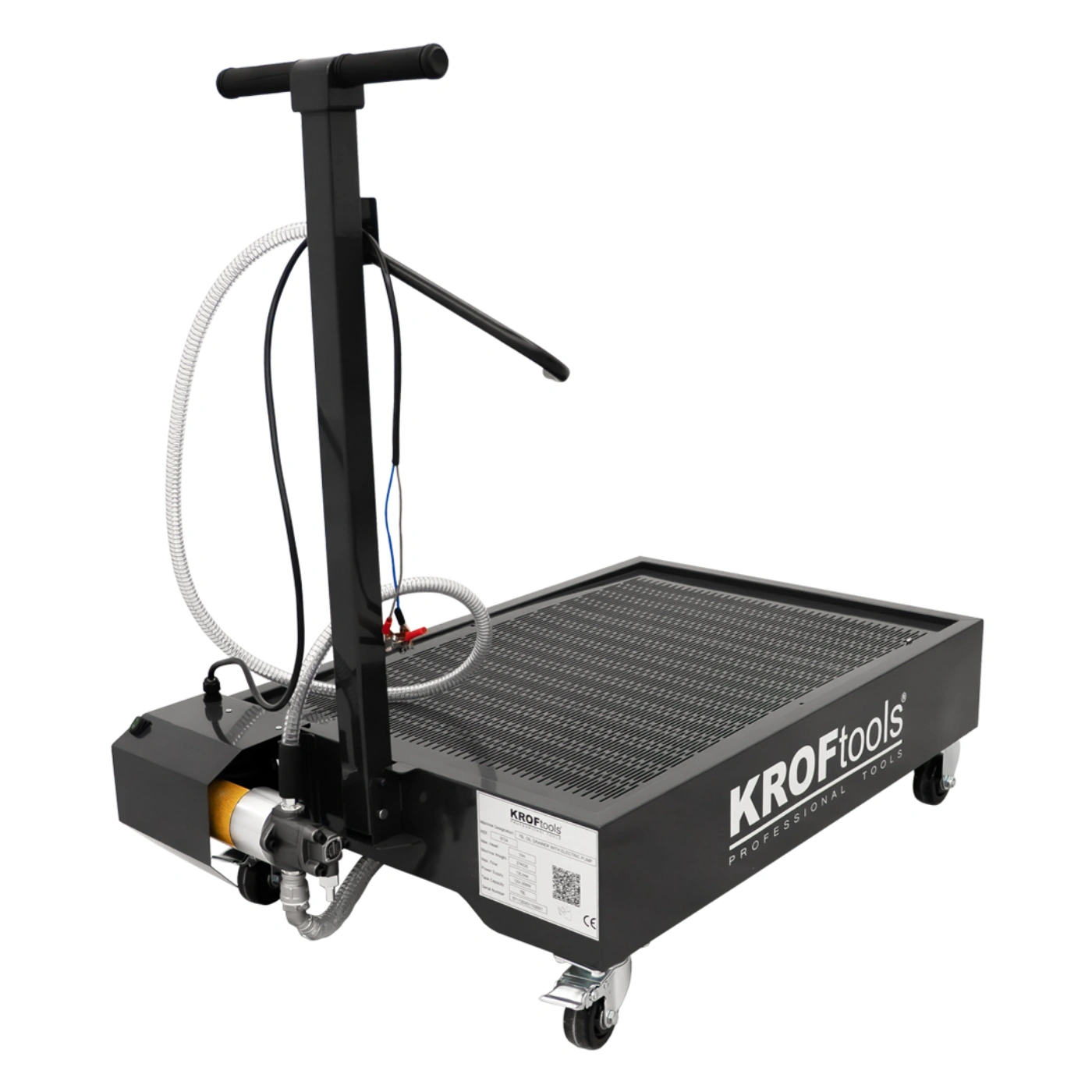 Aparadeira de Óleo 76L c/ Bomba Elétrica Kroftools