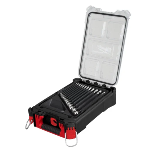 Jogo de 15 Chaves Combinadas com Packout Slim Compacto – Milwaukee