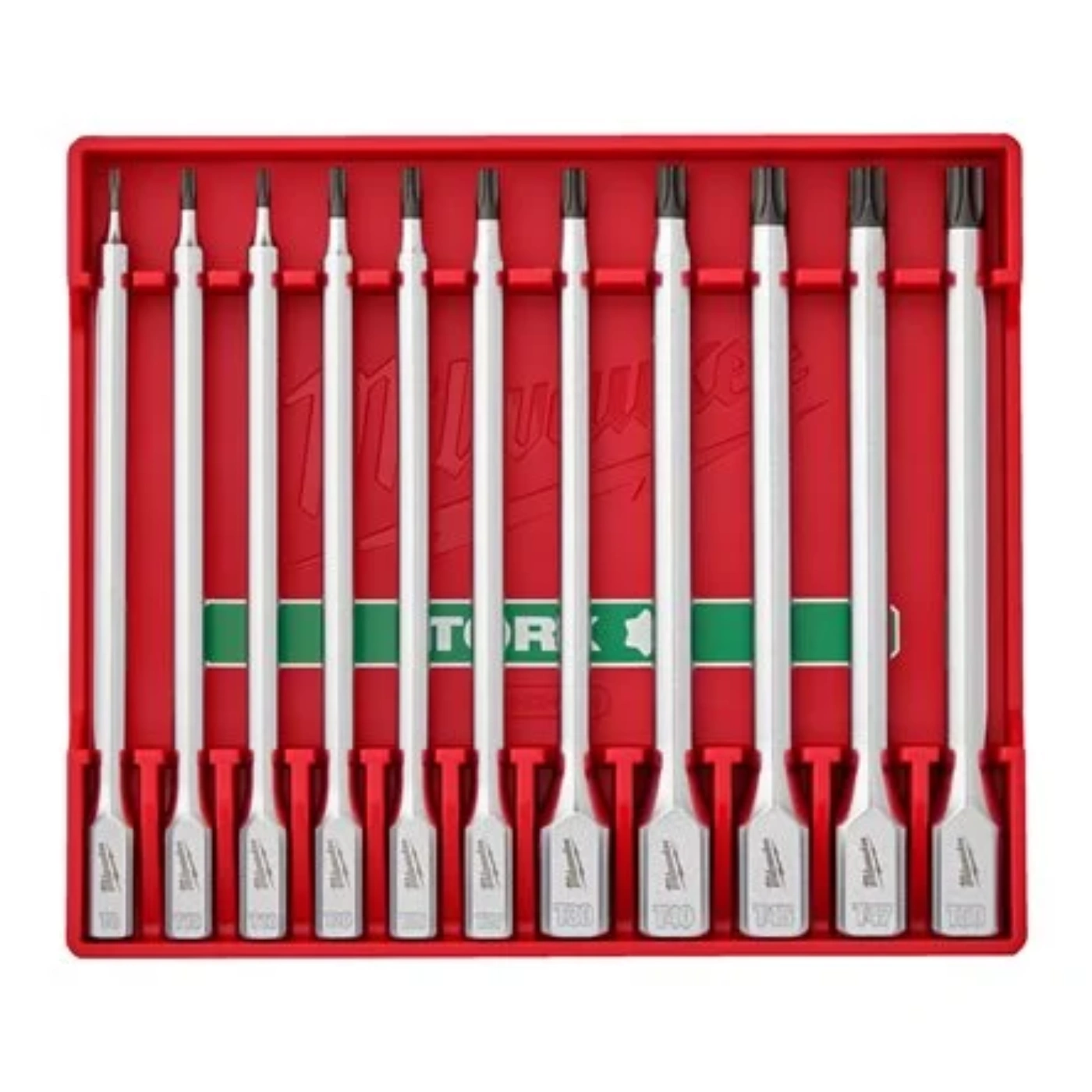 Jogo de 11 Chaves de Caixa de 1/4 e 3/8 com ponta Torx – Milwaukee