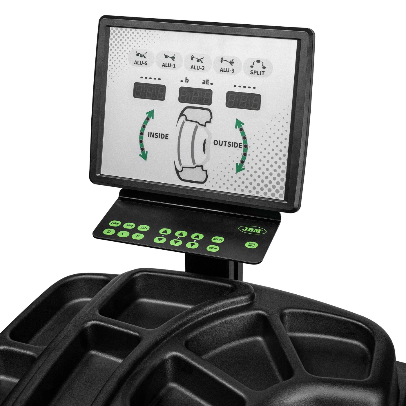 Balanceadora de Rodas Digital com Pedal de Freio e Laser - JBM 3