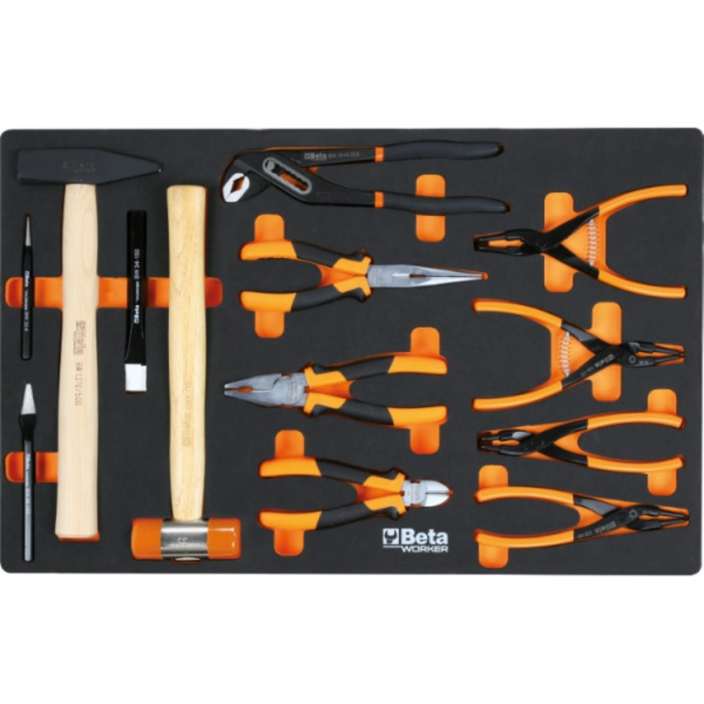 Carro com 3 gavetas e com jogo de 189 ferramentas BW 5000S/3M – BETA 5