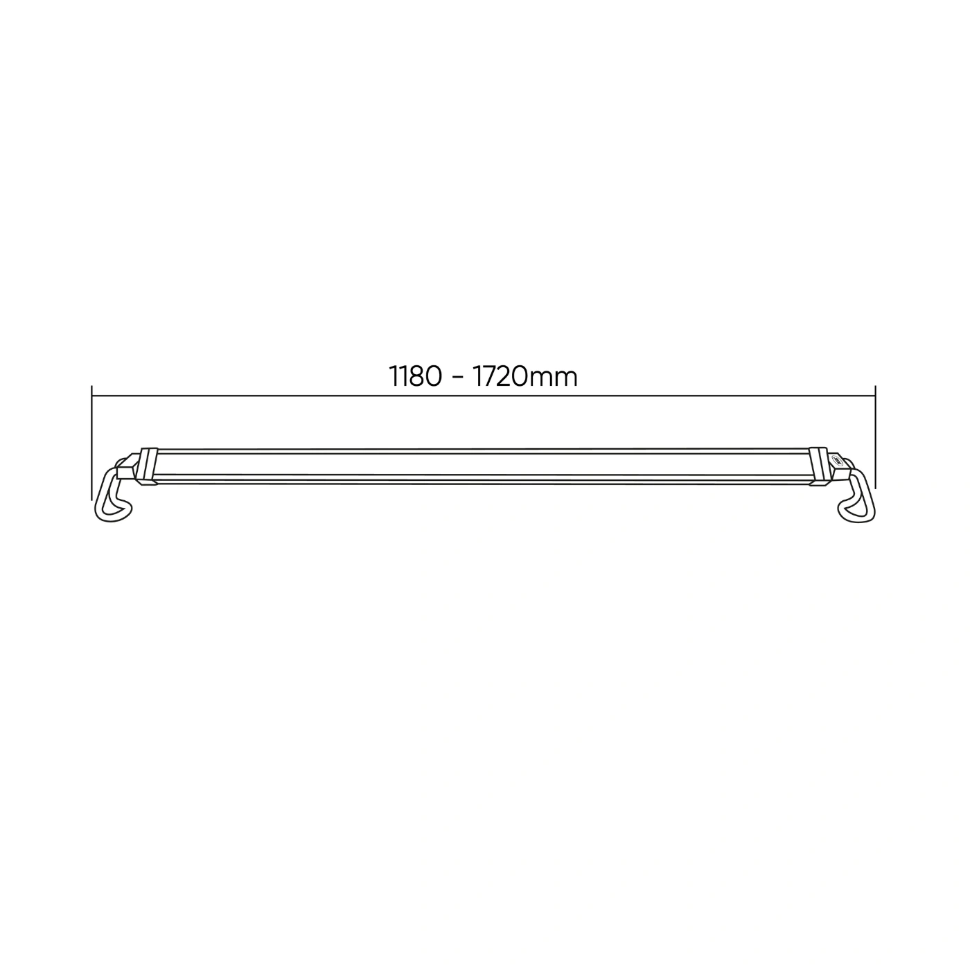 Barra LED Ajustável para Capô - 5000LM - JBM 5