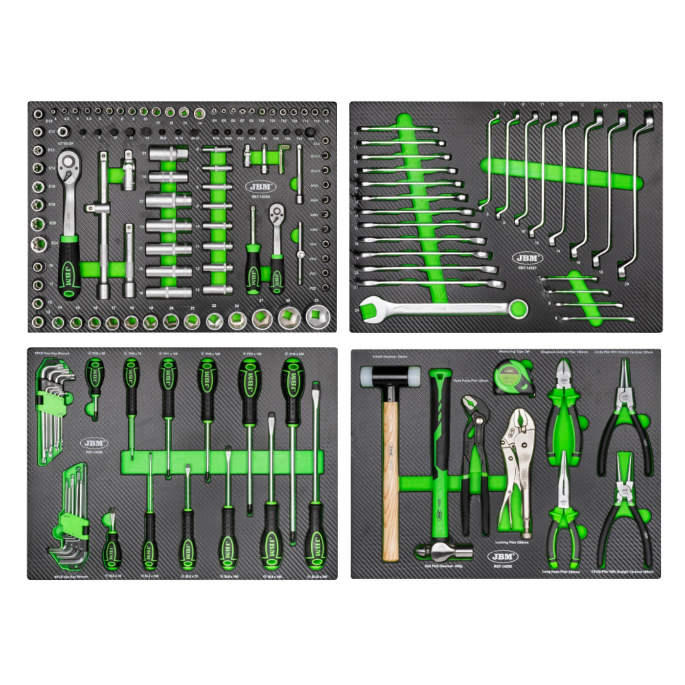 CARRINHO DE FERRAMENTAS COM 12 GAVETAS – VERDE – MONTADO – JBM 6