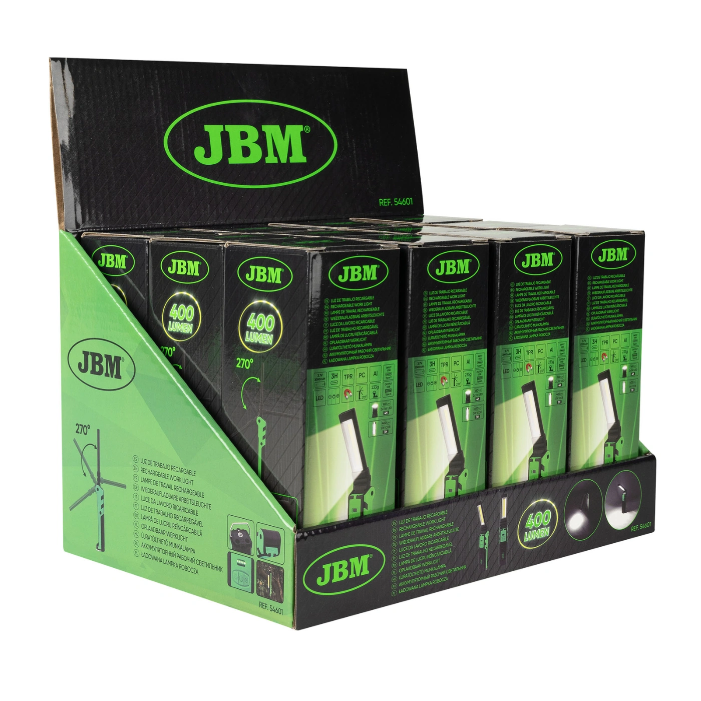 Lâmpada LED Regulável Articulada com Base Imantada - 400LM - JBM 6