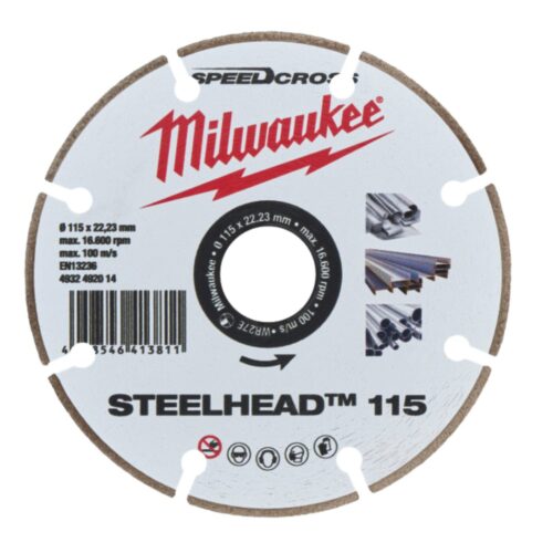 Disco Diamantado Série Speedcross STEEL-HEAD – Milwaukee