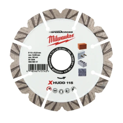 Discos Diamantados Série Speedcross X-HUDD - MILWAUKEE