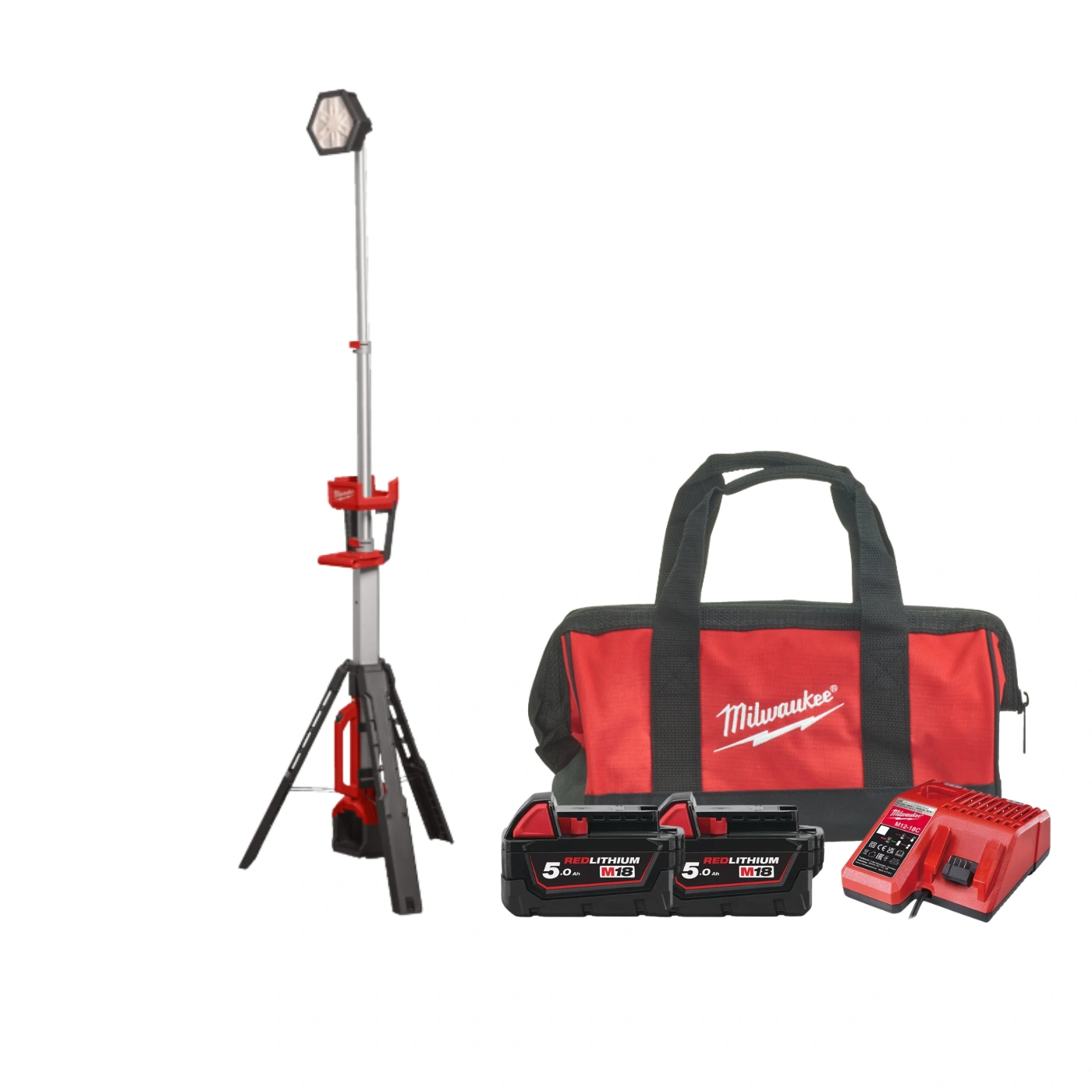 Tripé de iluminação LED M18™ SAL2-502B TRUEVIEW™ - Milwaukee