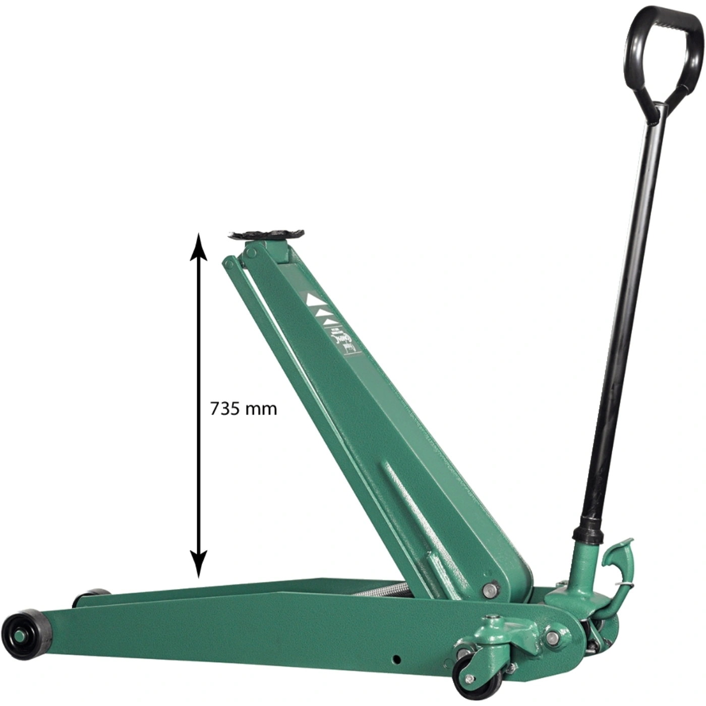 Macaco hidráulico de 2 toneladas com pedal 98/735 mm 2